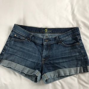 7 for all mankind shorts